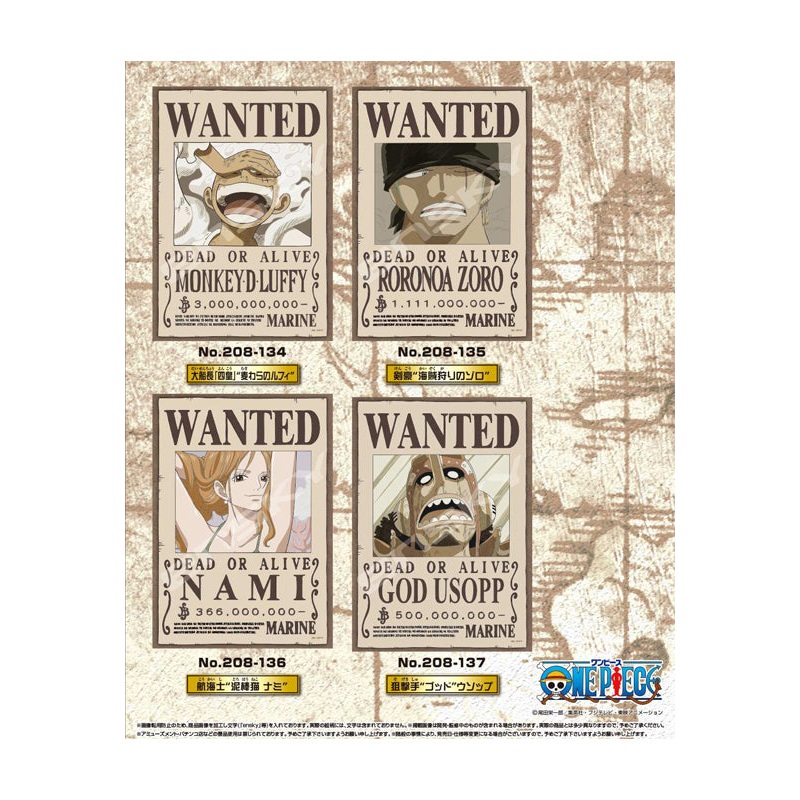 One Piece Ensky Jigsaw Puzzle 208 Piece 134-137