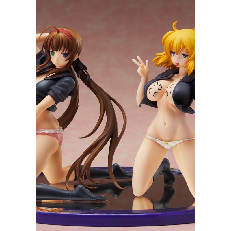 Gokubi Girls Slender Glamorous Senran Kagura New Wave G Burst Proovy Ryobi x Ryona Bare Skin Sailor Uniform Ver SET(REPRODUCTION)