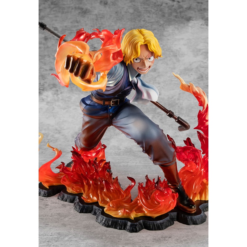 ONE PIECE P.O.P. MEGAHOUSE LIMITED EDITION Sabo Fire fist inheritance