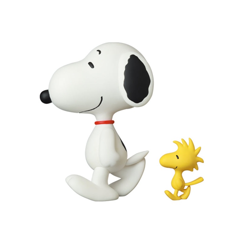 PEANUTS MEDICOM TOYS VCD SNOOPY & WOODSTOCK 1997 Ver.