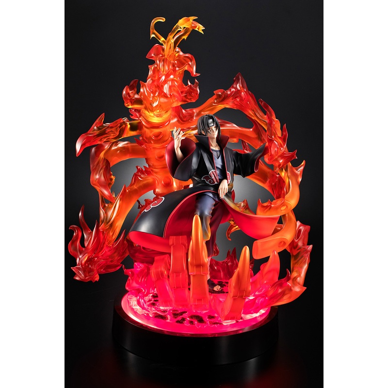 NARUTO MEGAHOUSE GEM Uchiha Itachi Susano Verwith LED base