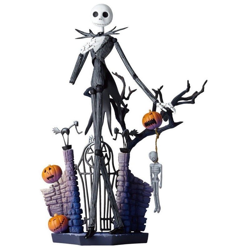 The Nightmare Before Christmas Kaiyodo Legacy Of Revoltech LR-058 Jack Skellington Luminescent Paint Ver.