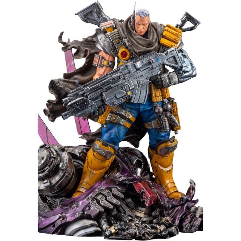 MARVEL UNIVERSE Kotobukiya CABLE FINE ART STATUE SIGNATURE SERIES -FEATURING THE KUCHAREK BROTHERS-