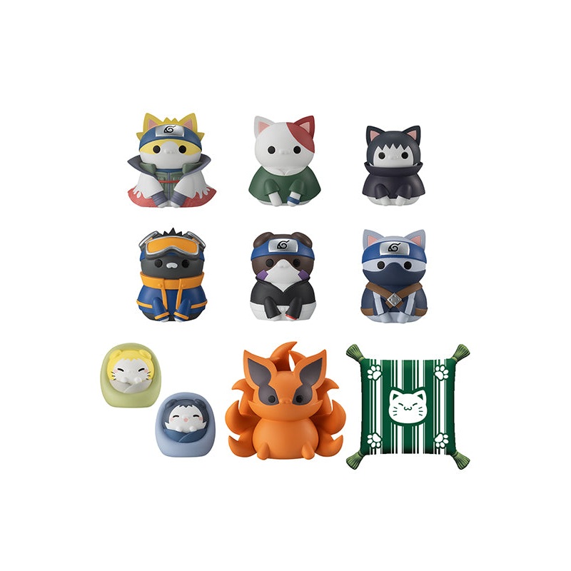 Naruto Shippuden Nyaruto! MEGAHOUSE Once upon a time in Konoha village (Box of 8)
