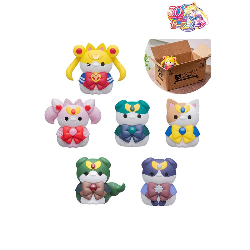 MEGA CAT PROJECT Sailor Moon MEGAHOUSE Sailor Mewn Vol.2 (set of 8)with gift
