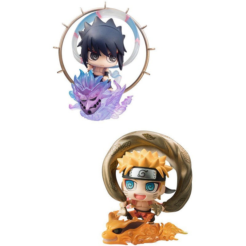 NARUTO MEGAHOUSE PETIT CHARA! FUJIN & RAIJIN SET