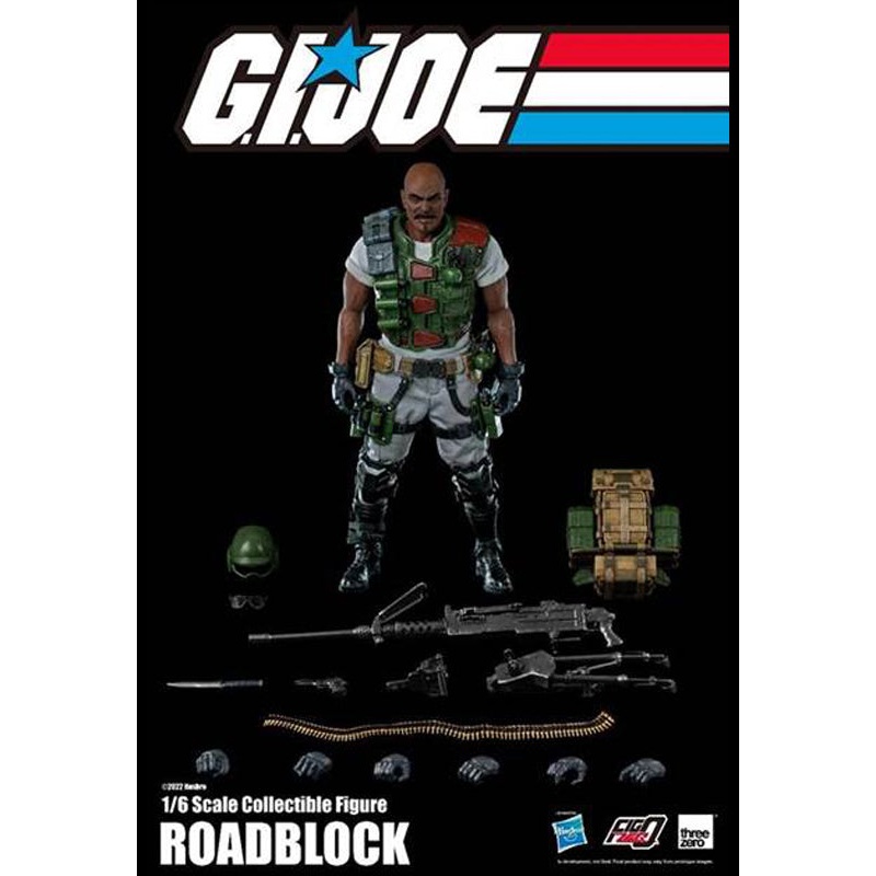 G.I. Joe Hasbro Threezero 1/6 Roadblock