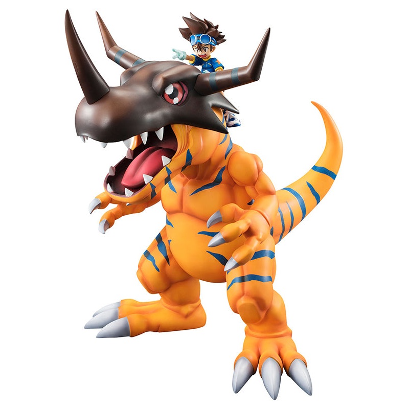 Digimon Adventure MEGAHOUSE G.E.M. series Greymon & Taichi Yagami (repeat)