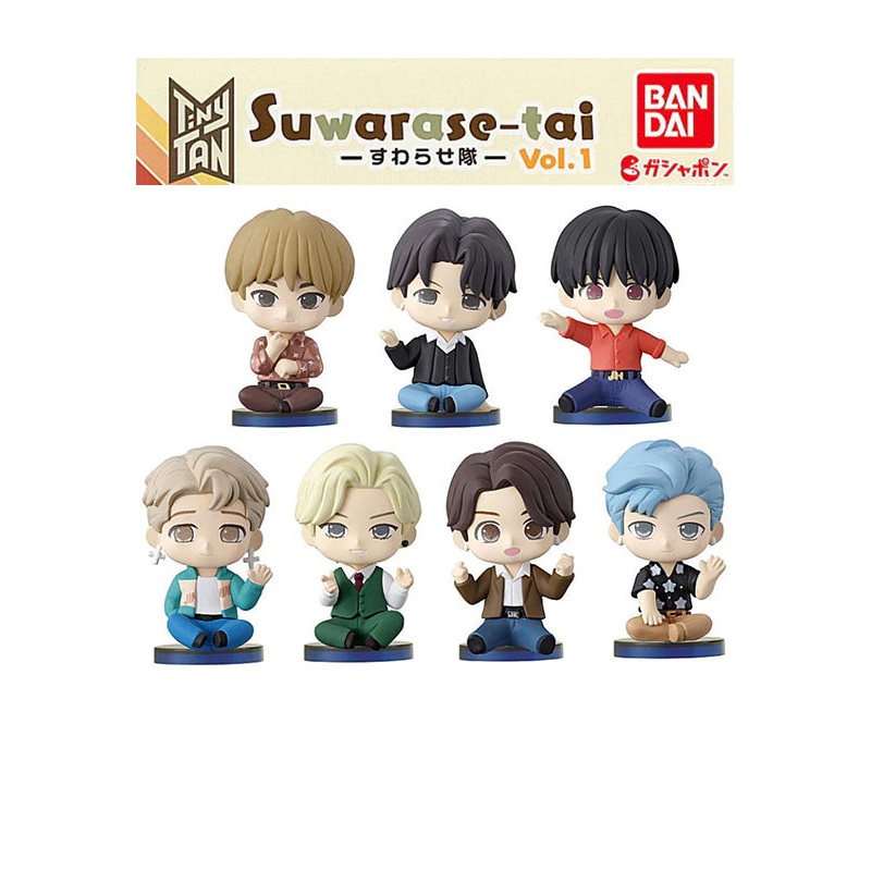 BTS TinyTAN Bandai Suwarase-tai Vol. 1(1 Random)