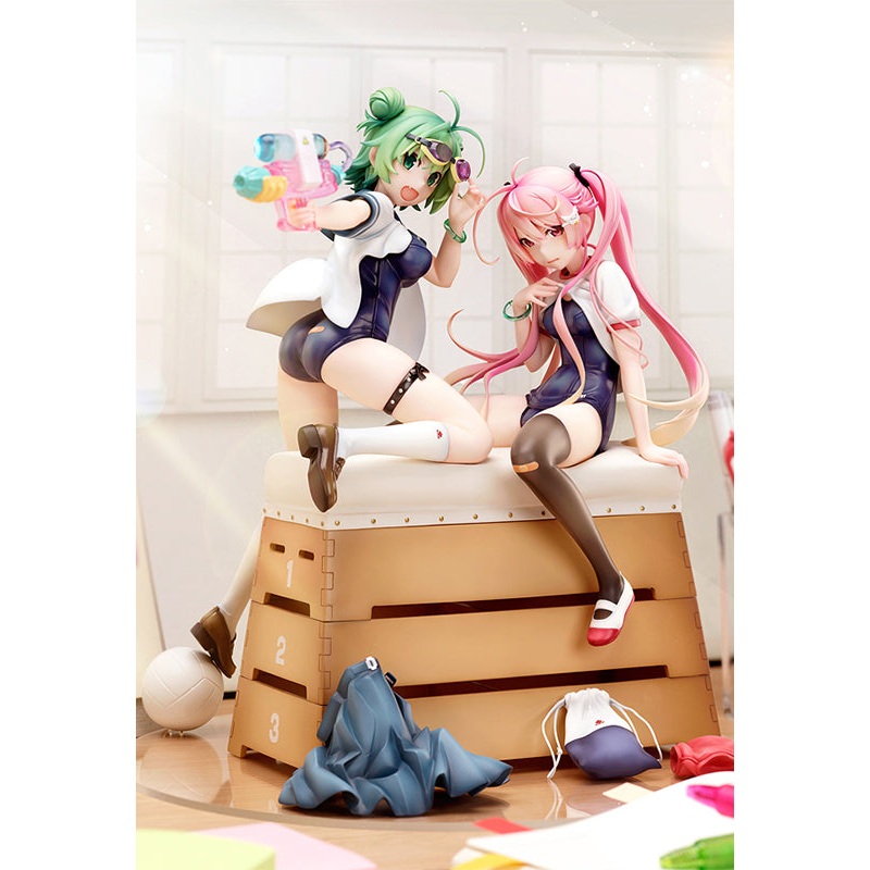 Poyoyon Rock Original Character native Midori & Pink Sukumizu