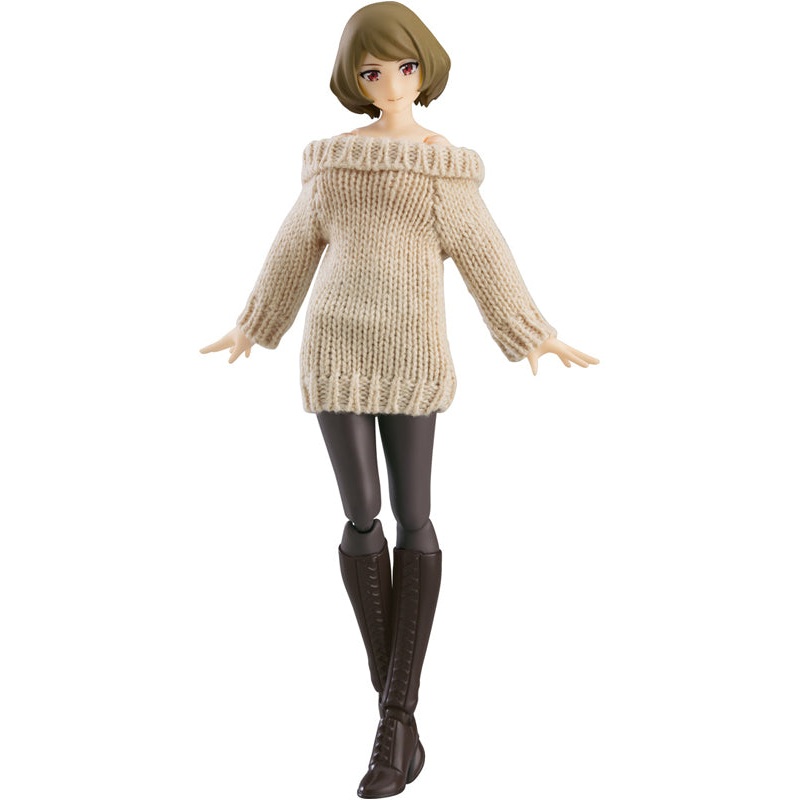 574 figma Styles figma Female Body (Chiaki) with Off-the-Shoulder Sweater Dress