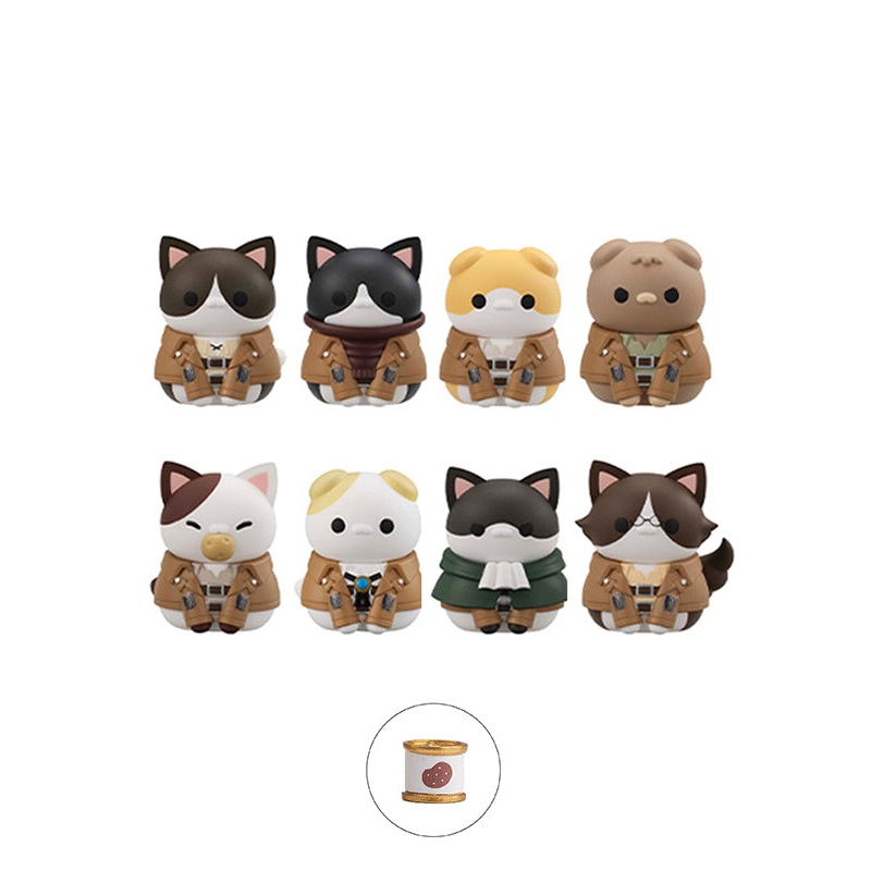MEGA CAT PROJECT MEGAHOUSE Attack on Titan  Attack on Tinyan Gathering Scout Regiment danyan! set with gift