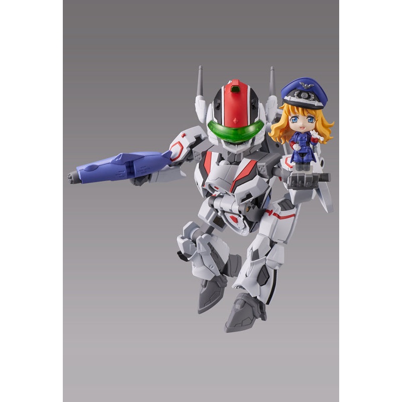 Macross Frontier Bandai TINY SESSION VF-25F Messiah Valkyrie (Alto Machine) with Cheryl (JP)