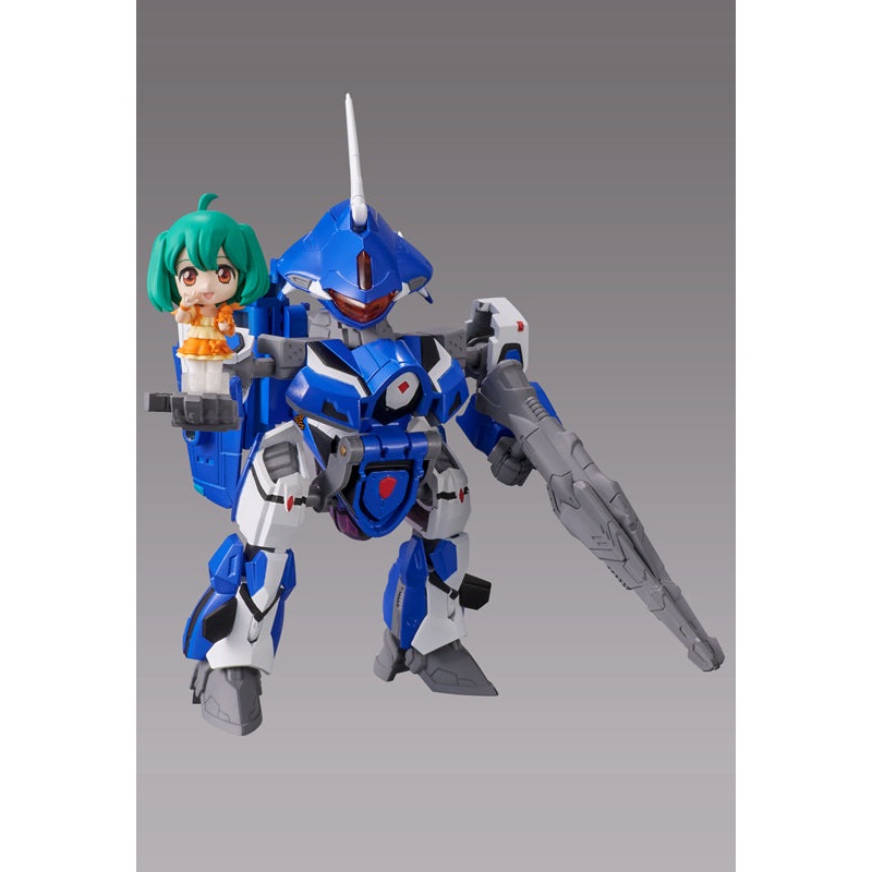 Macross Frontier Bandai TINY SESSION VF-25G Messiah Valkyrie (Michel Machine) with Ranka (JP)