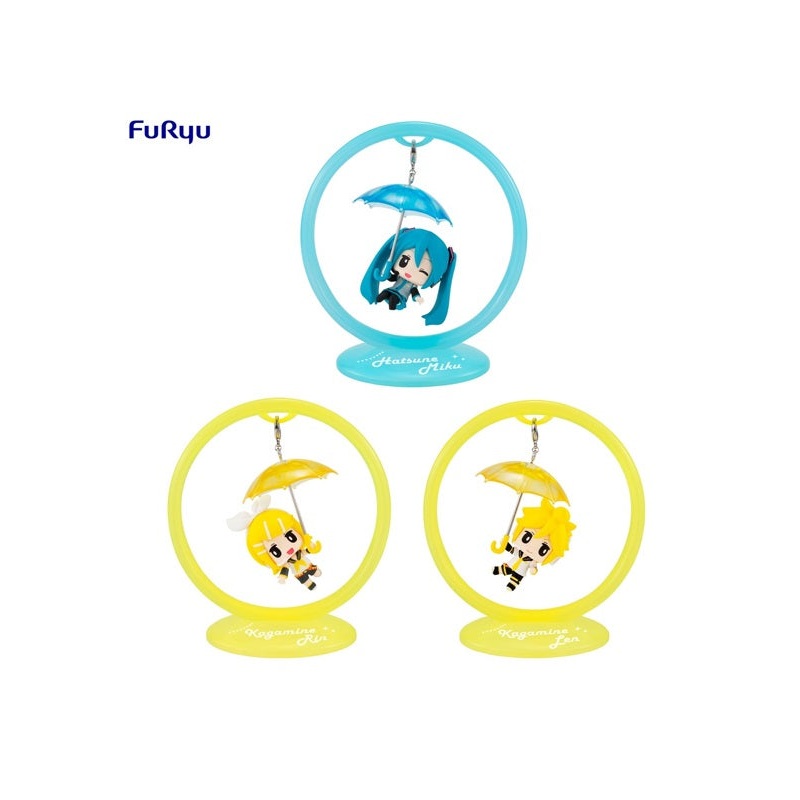Hatsune Miku FuRyu Trapeze FIgure Miku /Rin /Len set