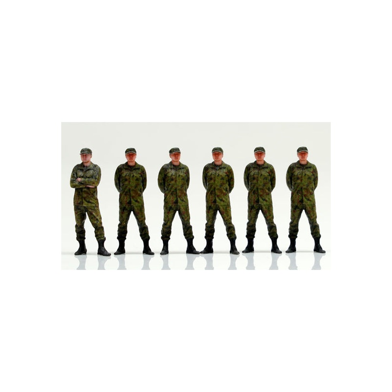 Mobile Police PATLABOR Genco x figreal 1/60 Scale Figure JGSDF 6 Set