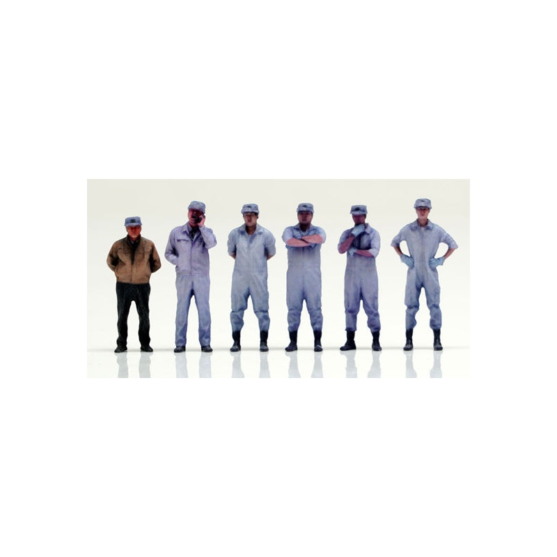 Mobile Police PATLABOR Genco x figreal 1/60 Scale Figure Shinohara Heavy Industries Employee 6 Set