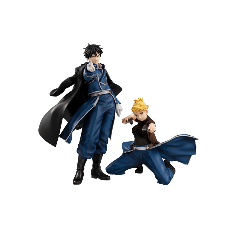 FULLMETAL ALCHEMIST MEGAHOUSE Precious G.E.M. Roy Mustang & Liza Hawkeye Repeat