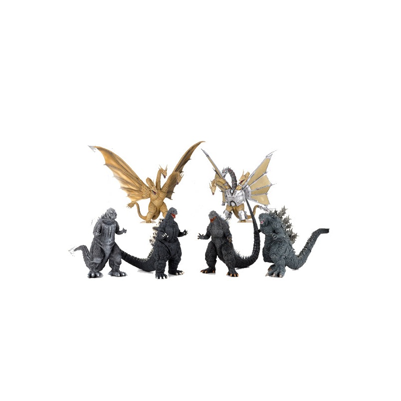 Godzilla Kaiju part1 eighteen Gekizou Series Successive Generations (Set of 6 Characters)