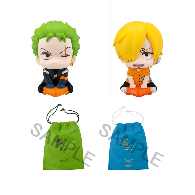 ONE PIECE MEGAHOUSE Lookup Roronoa Zoro & Sanji Ver. Future Island Eggheadwith gift