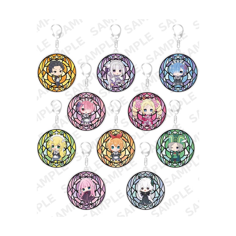 Re:Zero kara Hajimeru Isekai Seikatsu KADOKAWA Acrylic Key Chain 2nd Season Ver.(1 Random)