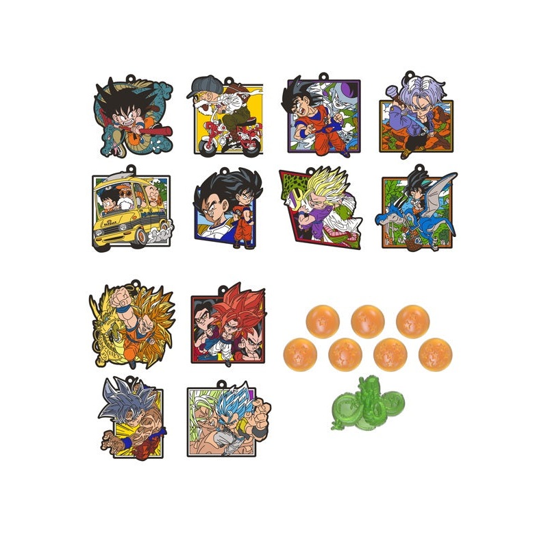 Dragon Ball Bandai Rubber Mascot Art (1 Random)