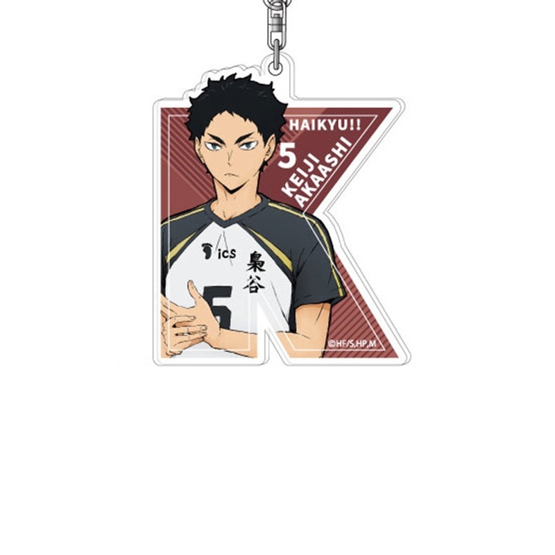 Haikyu!! Takaratomy Arts Initial Acrylic Key Chain 07 Akaashi Keiji IAK