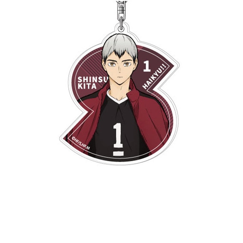 Haikyu!! Takaratomy Arts Initial Acrylic Key Chain 08 Kita Shinsuke IAK
