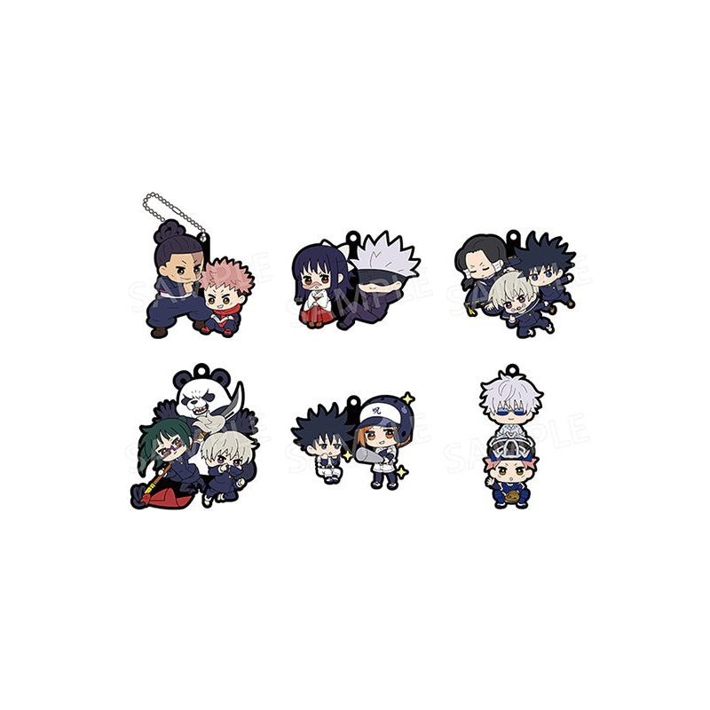 JUJUTSU KAISEN MEGAHOUSE Rubber Mascot Buddycolle Vol.3 (Set of 6 Characters)