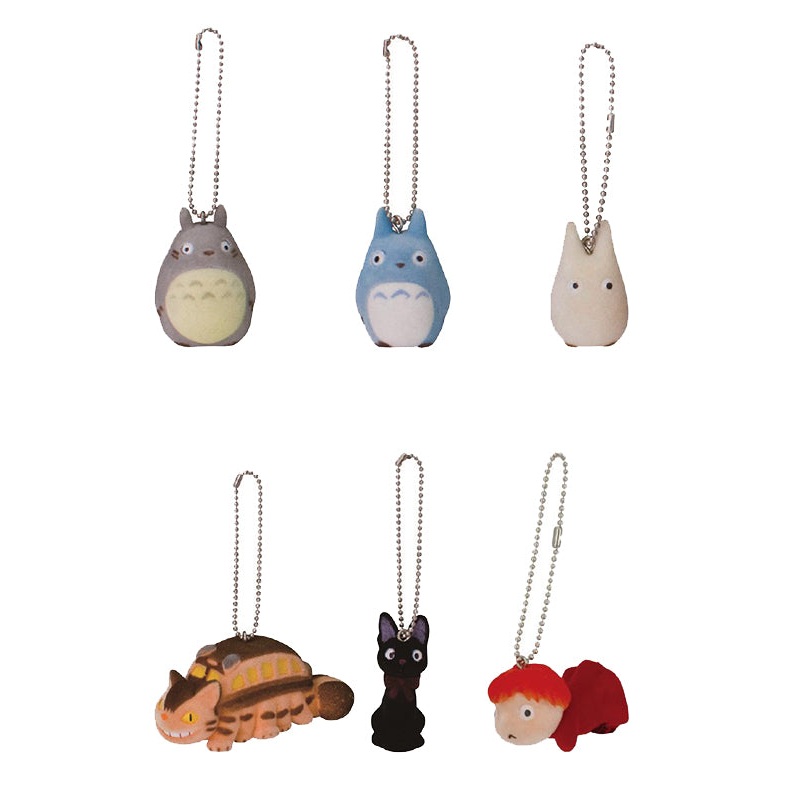 My Neighbor Totoro Sekiguchi Studio Studio Ghibli Flocking Key Chain (3rd Re-run)