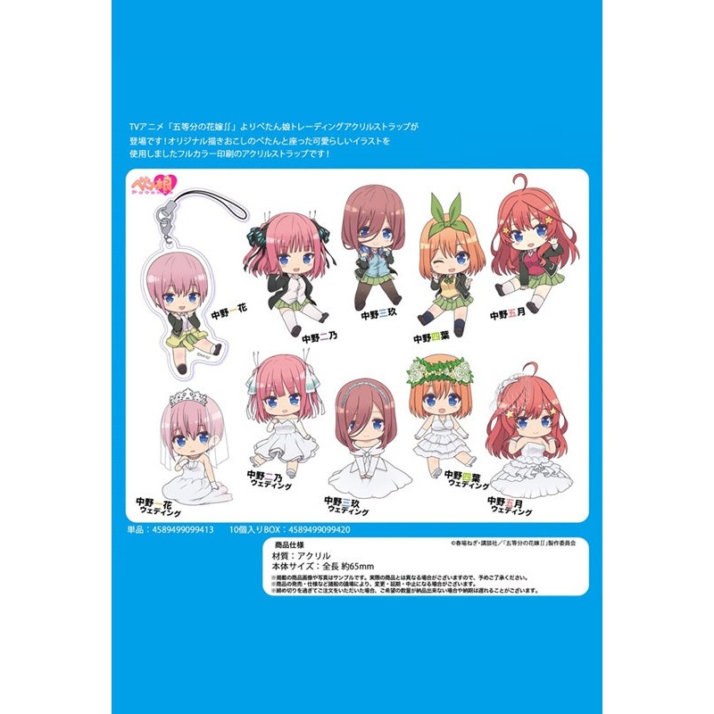 The Quintessential Quintuplets Season 2 Penguin Parade Petanko Trading Acrylic Strap (1 Random)