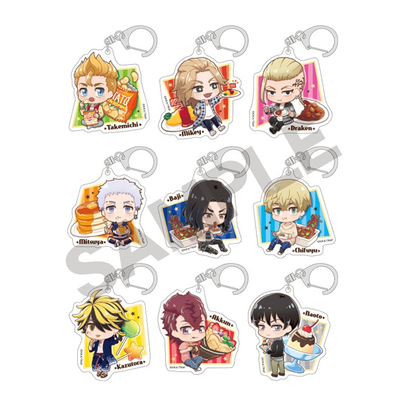 Tokyo Revengers Crux Trading Acrylic Key Chain Chara Peko (1 Random Blind)