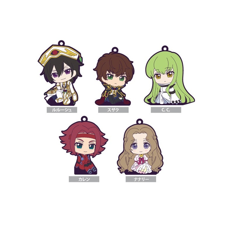 Code Geass Lelouch of the Rebellion TAPIOCA Osuwari Rubber Stand (1 Random)