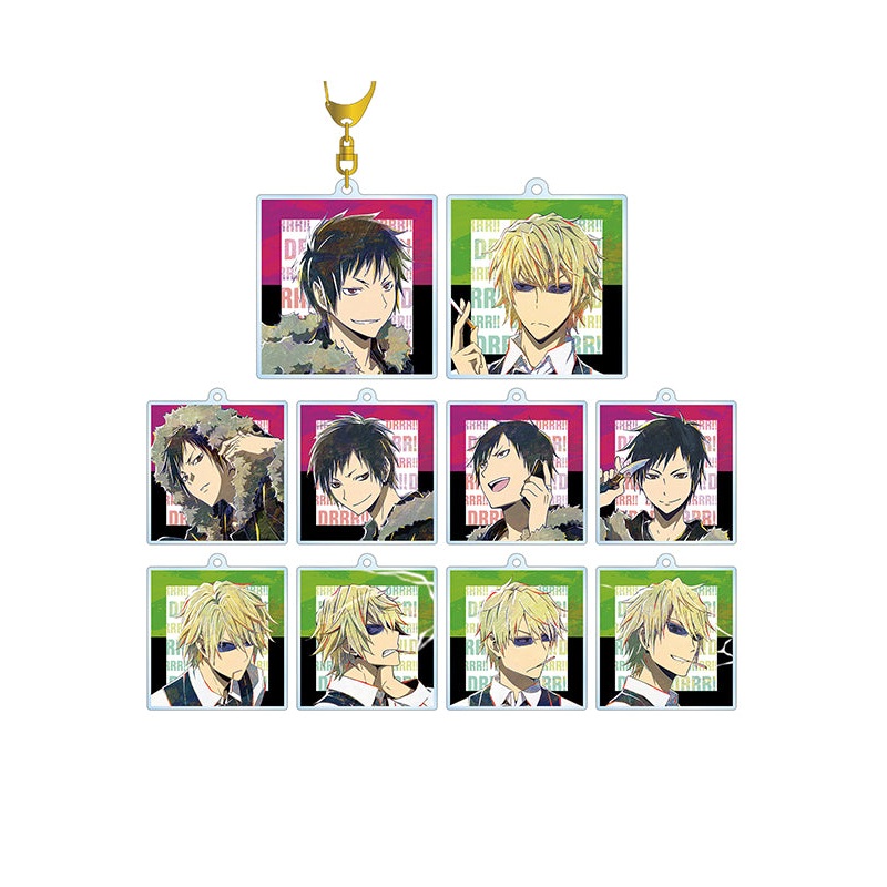 Durarara!!x2 armabianca Trading Ani-Art Izaya & Shizuo Acrylic Key Chain(1 Random)