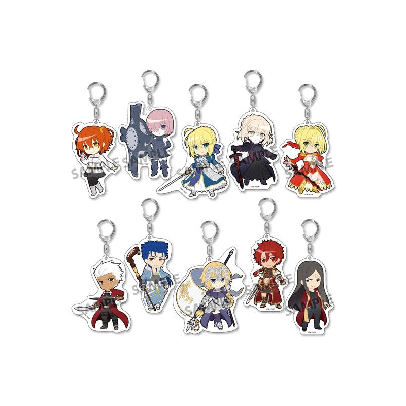 Fate/Grand Order HOBBY STOCK Pikuriru! Fate/Grand Order Trading Acrylic Keychain (1 Random Blind Box) (3rd run)