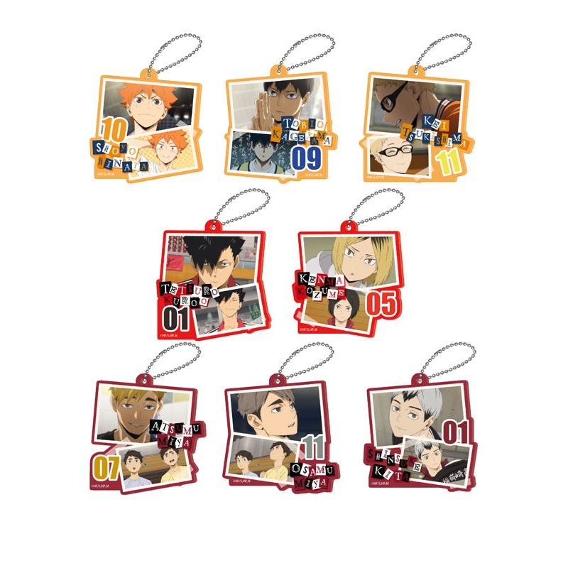 Haikyu!! Takaratomy Arts Collage Acrylic Key Chain (1 Random)