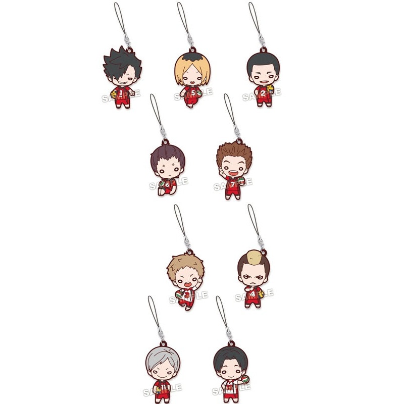 Haikyu!! Takaratomy Arts Nitotan Nekoma High School (Uniform) Rubber Mascot(1 Random)