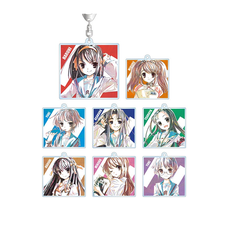 Haruhi Suzumiya armabianca Series Trading Ani-Art Acrylic Key Chain(1 Random)