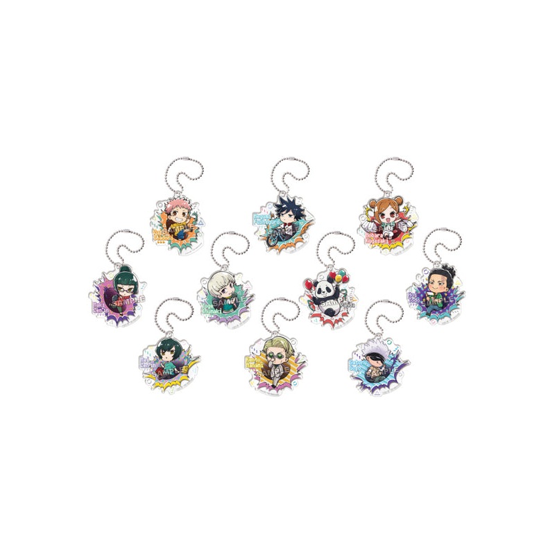 Jujutsu Kaisen Takaratomy Arts BuchiMas! Casual Outfit Acrylic Key Chain(1 Random)