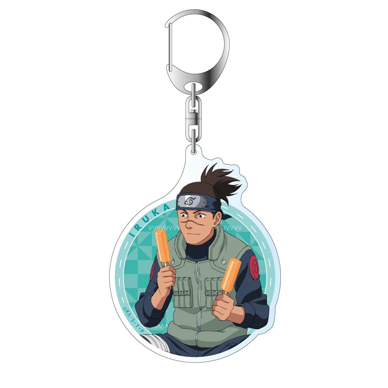 NARUTO Matsumoto Shoji Original Illustration Umino Iruka Acrylic Key Chain