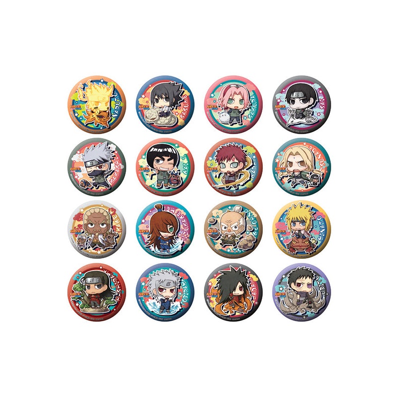 Naruto Ninkaitaisen MEGAHOUSE Metal Badge Collection (repeat) (1 Random)