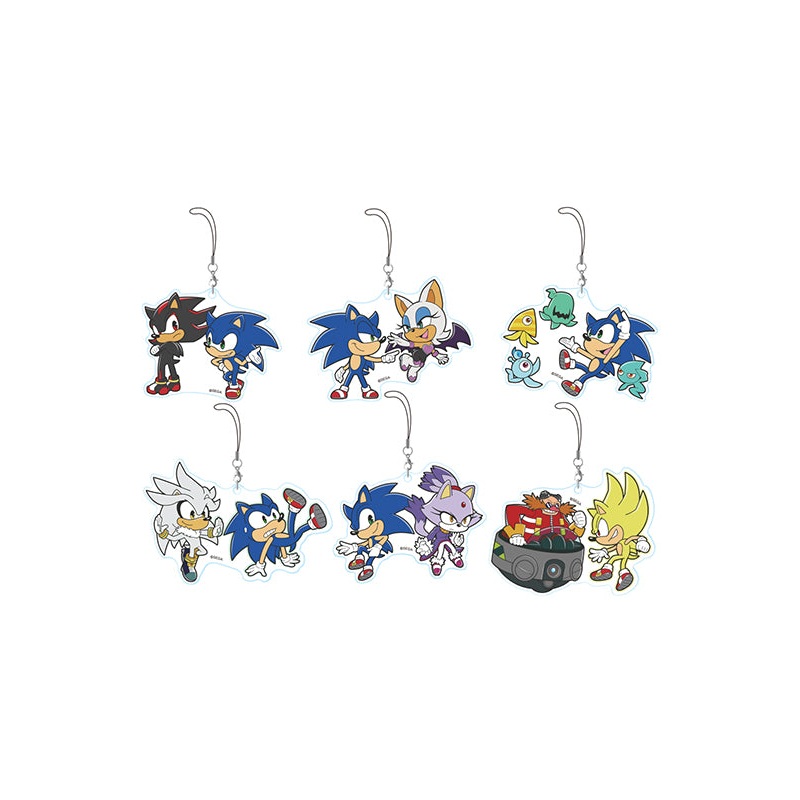 Sonic the Hedgehog Sega Chokokawa Twin Acrylic Strap Vol. 2(1 Random)