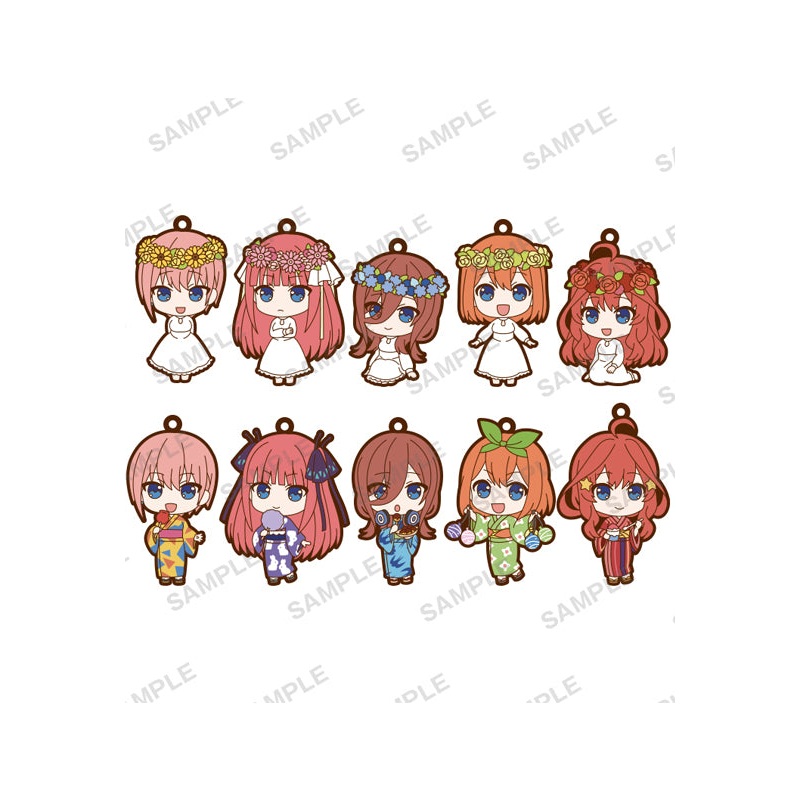 The Quintessential Quintuplets Season 2 Bushiroad Creative Capsule Rubber Strap Vol. 2(1 Random)
