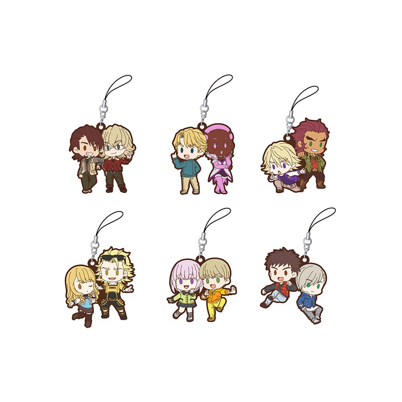 Tiger & Bunny 2 Movic Rubber Strap Collection(1 Random)