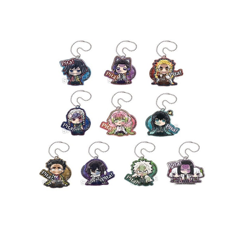 Demon Slayer: Kimetsu no Yaiba Takaratomy Arts Pita! Defome Acrylic Key Chain Vol.4(1 Random)