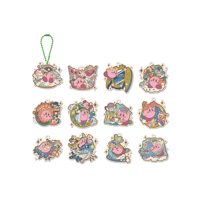 Kirby's Dream Land Bandai KIRBY Horoscope Collection Pukkuri Rubber Mascot(1 Random)