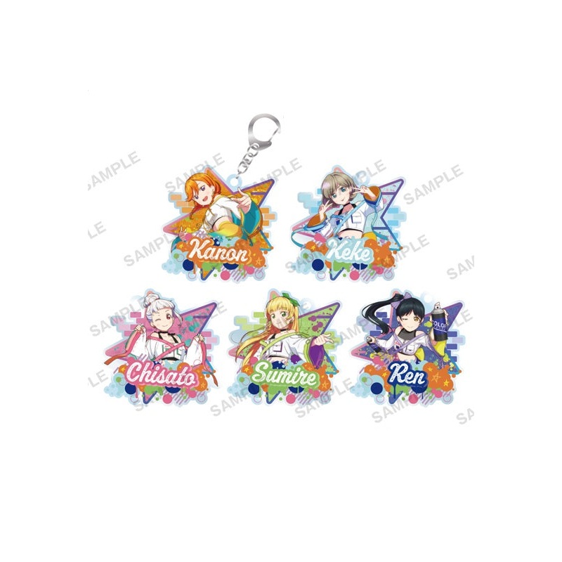 Love Live! School Idol Festival Bushiroad Creative Trading Acrylic Key Chain Liella! Vol.2(1 Random)