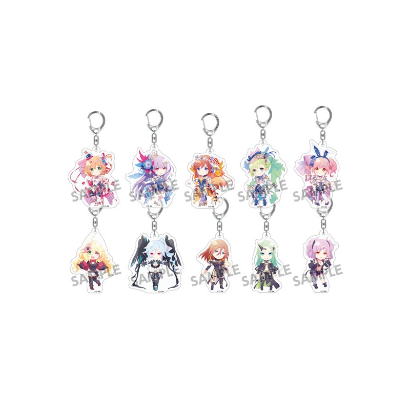 Macross Delta Movie: Absolute Live!!!!!! Hobby Stock Pikuriru! Trading Acrylic Key Chain(1 Random)