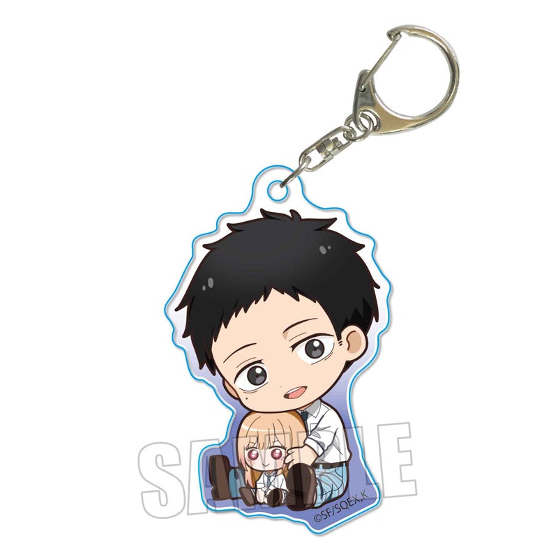 My Dress-Up Darling Bell House GyuGyutto Acrylic Key Chain Gojo Wakana