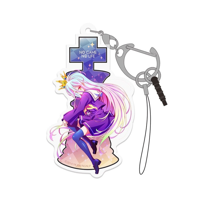 No Game No Life Cospa Shiro Design Acrylic Multi Key Chain